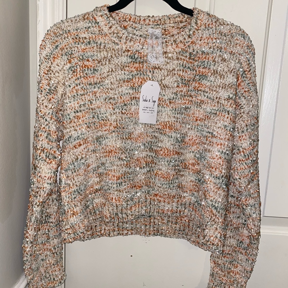 Chenille Ribbed Sweater